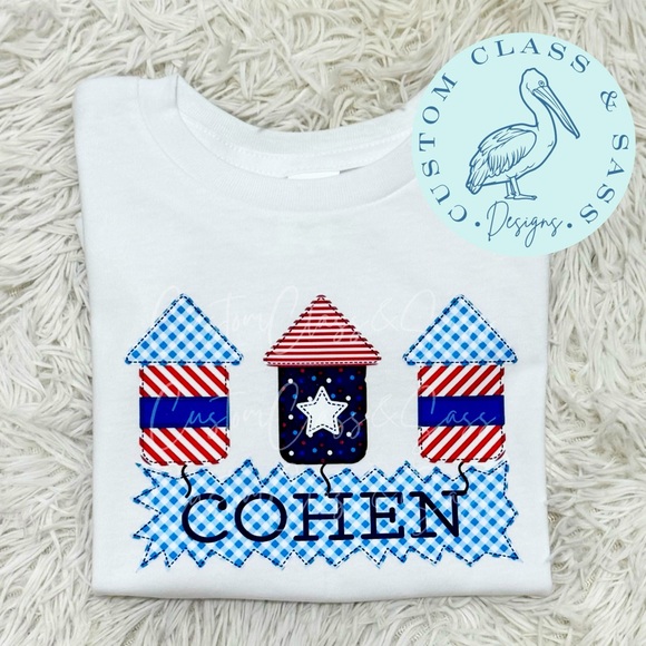 Custom Personalized Firecracker Shirt, Onesie, Unisex - Picture 1 of 1
